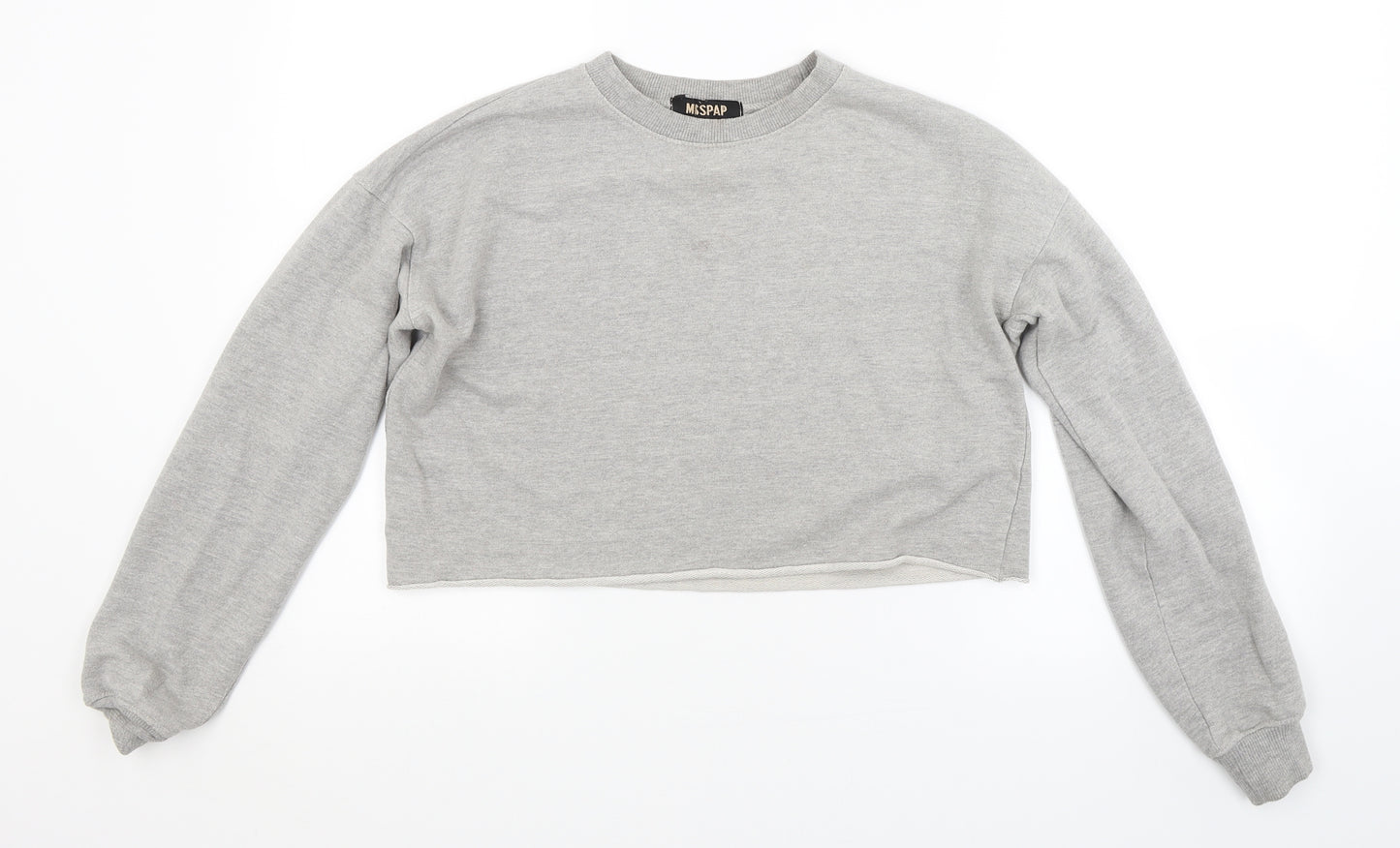 Misspap Womens Grey   Pullover Sweatshirt Size 8