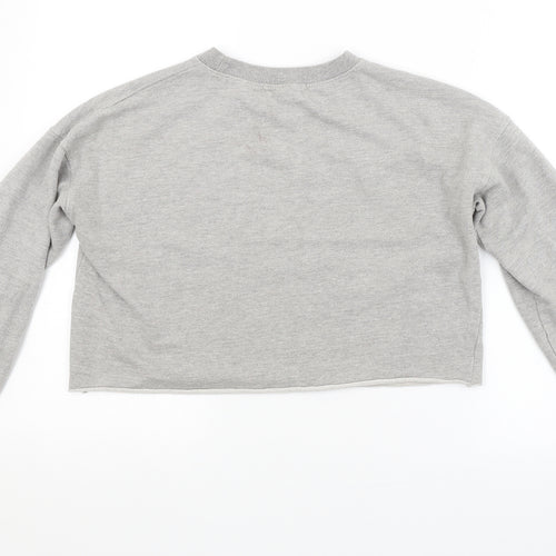 Misspap Womens Grey   Pullover Sweatshirt Size 8