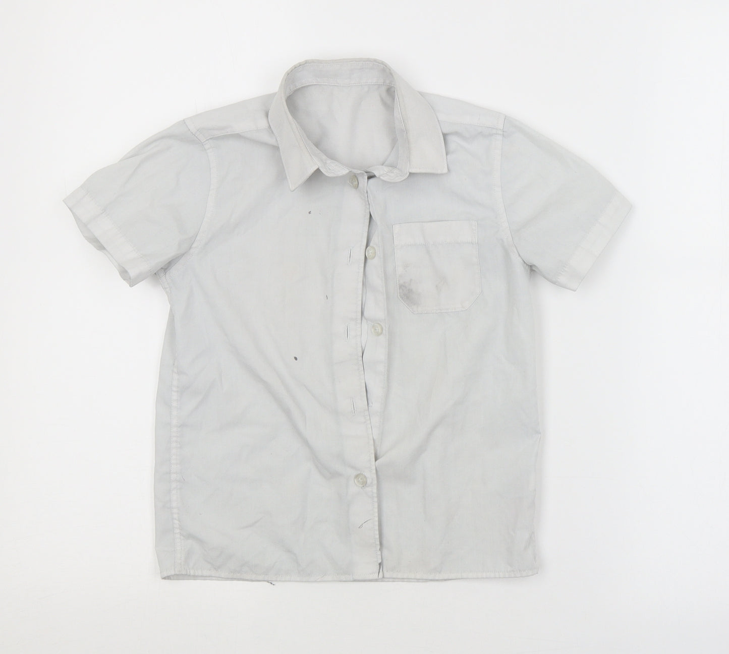 F&F Boys Grey   Basic Button-Up Size 5-6 Years