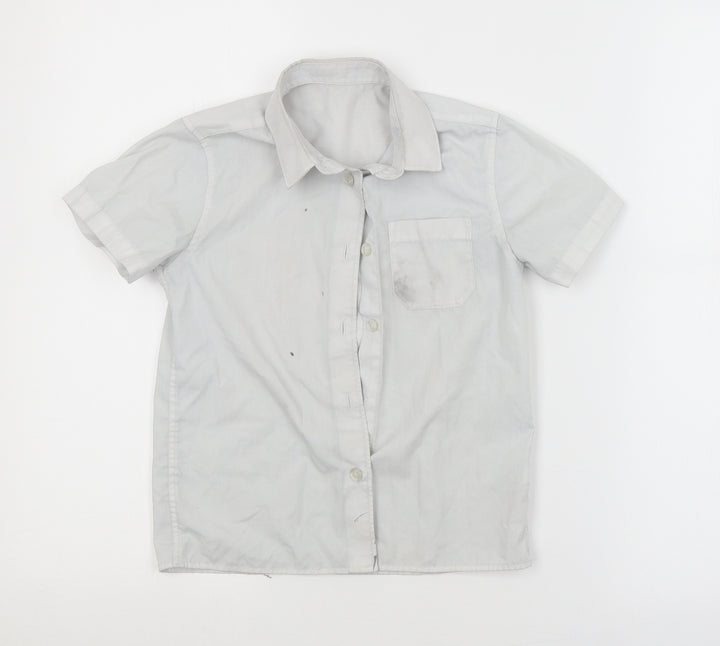 F&F Boys Grey   Basic Button-Up Size 5-6 Years