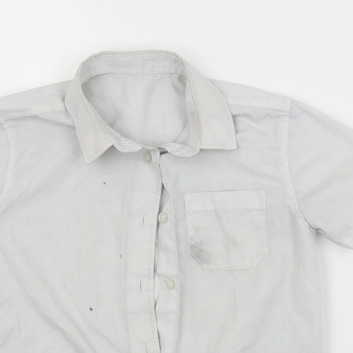 F&F Boys Grey   Basic Button-Up Size 5-6 Years