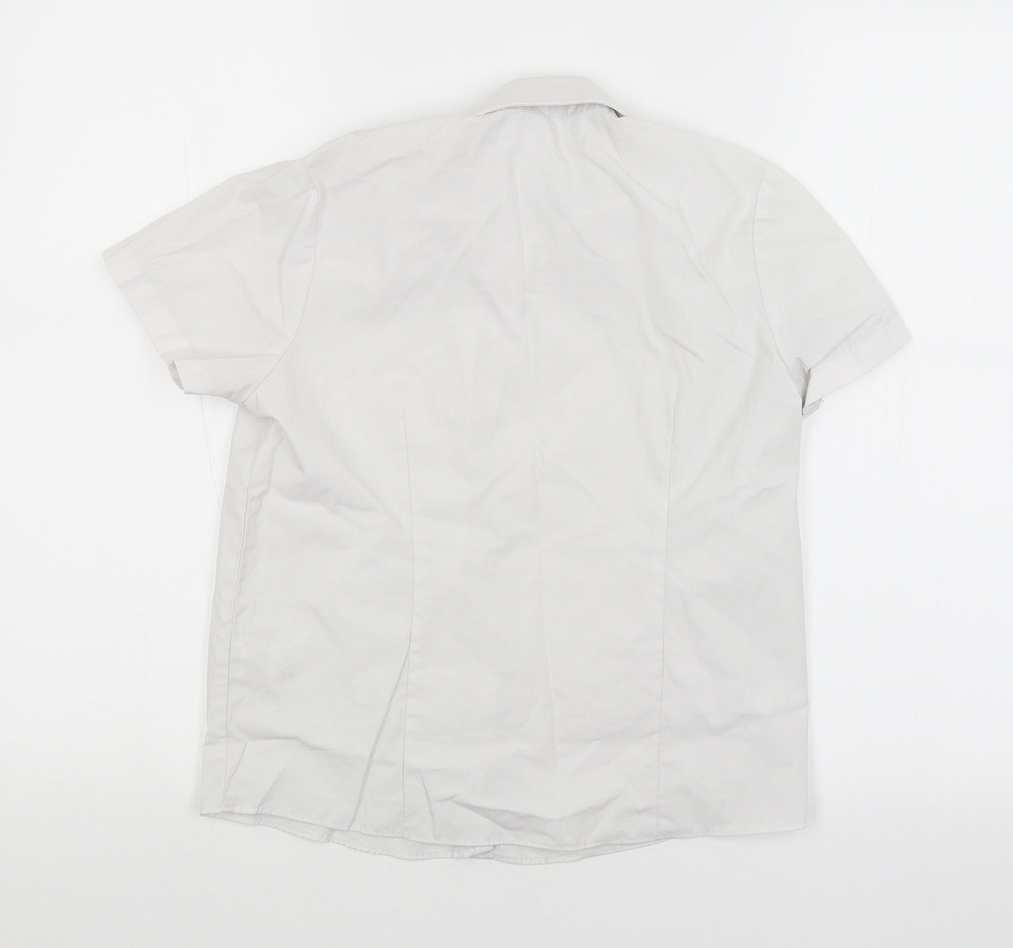 George Girls White   Basic Button-Up Size 9-10 Years