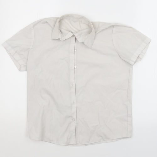 George Girls White   Basic Button-Up Size 11-12 Years