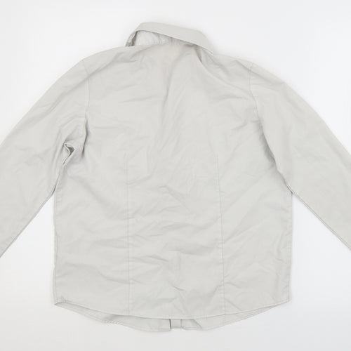 George Girls White   Basic Button-Up Size 11-12 Years