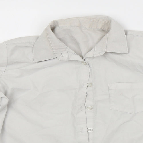 George Girls White   Basic Button-Up Size 11-12 Years