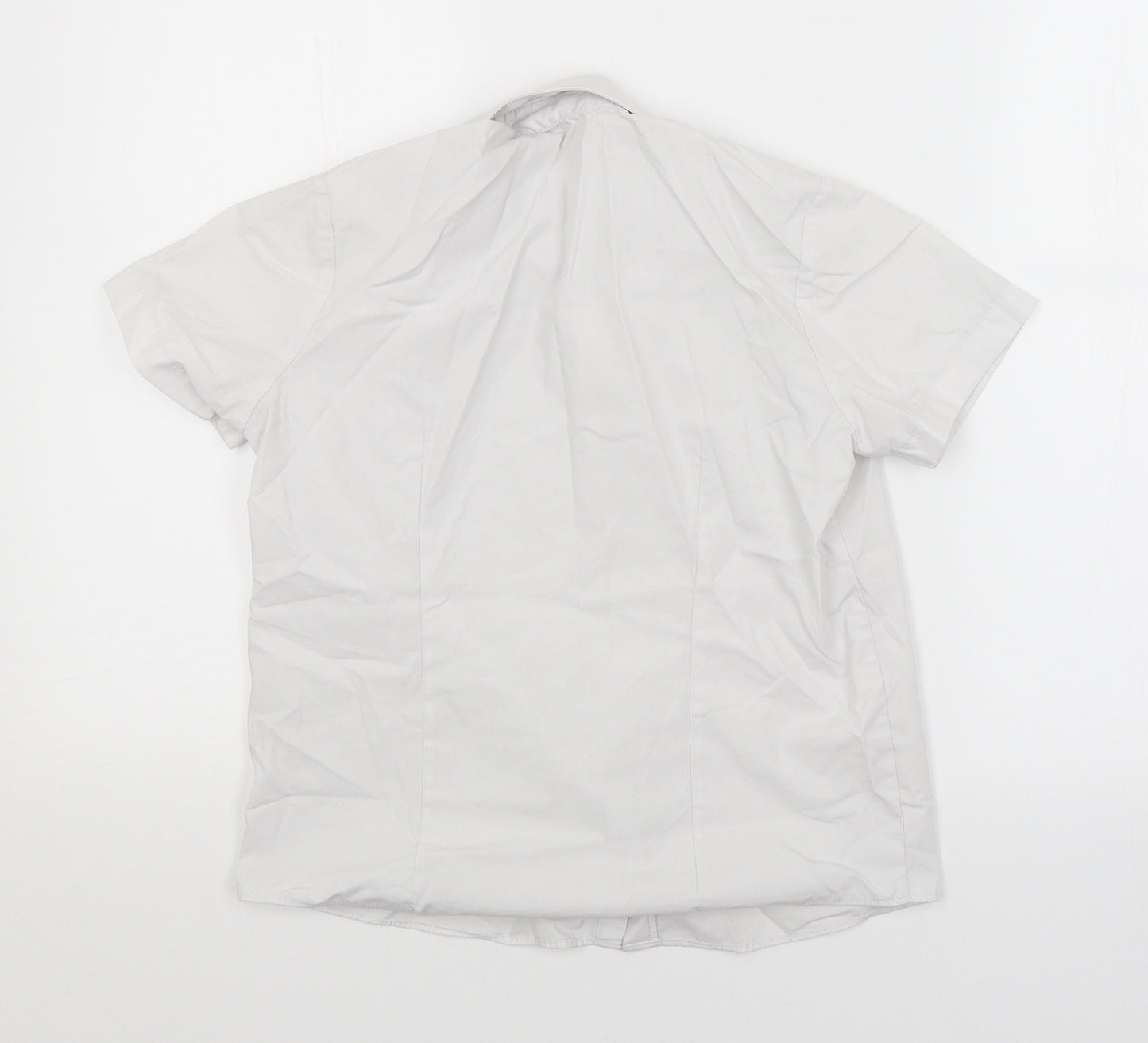 George Girls White   Basic Button-Up Size 9-10 Years