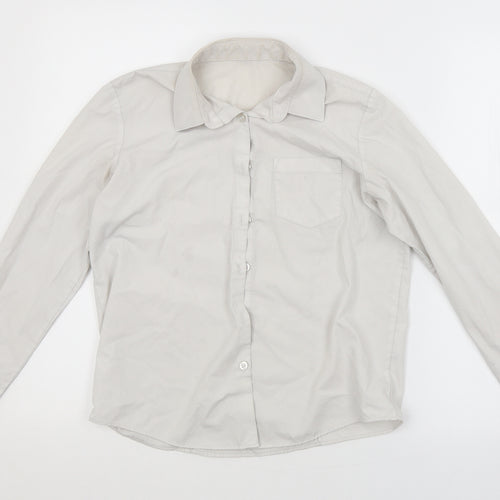 George Girls White   Basic Button-Up Size 11-12 Years