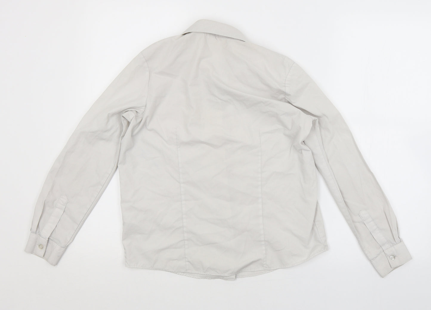 George Girls White   Basic Button-Up Size 11-12 Years