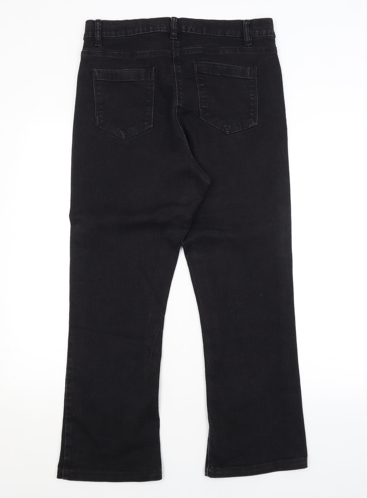Simply Be Womens Black   Bootcut Jeans Size 16 L27 in