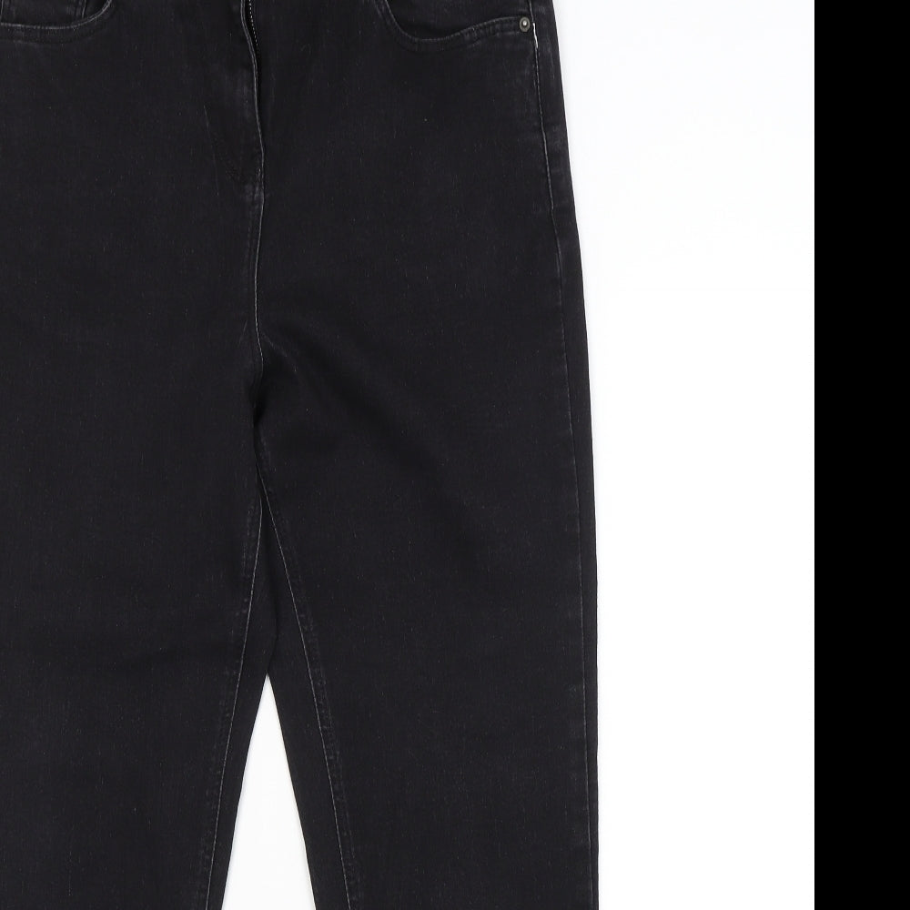 Simply Be Womens Black   Bootcut Jeans Size 16 L27 in