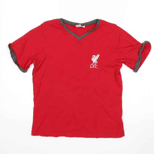 L.F.C Boys Black    Pyjama Top Size 11-12 Years  - Liverpool FC
