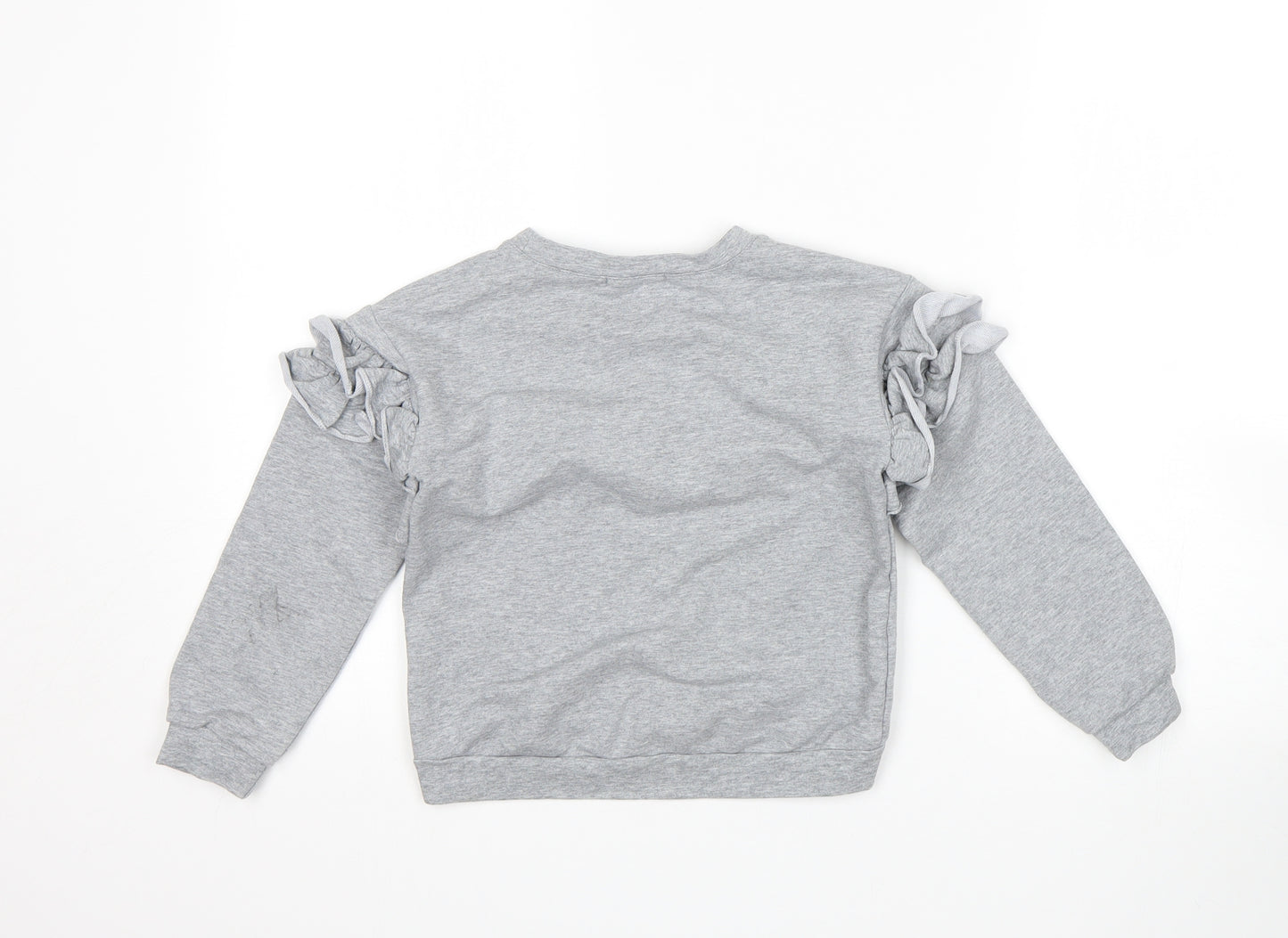 Yoyo s Girls Grey   Pullover Sweatshirt Size 6 Years