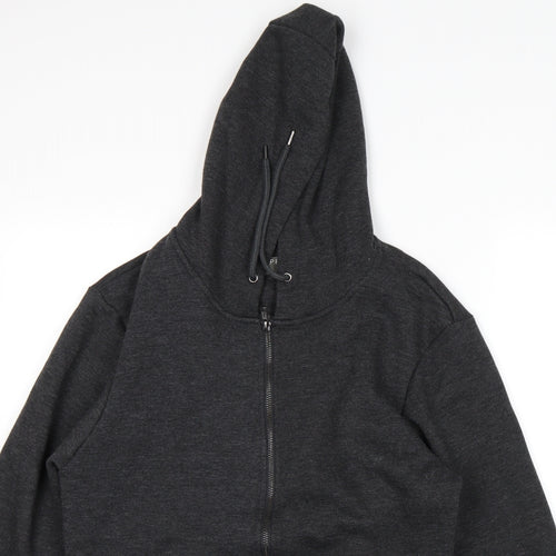 Primark Mens Grey   Full Zip Hoodie Size M