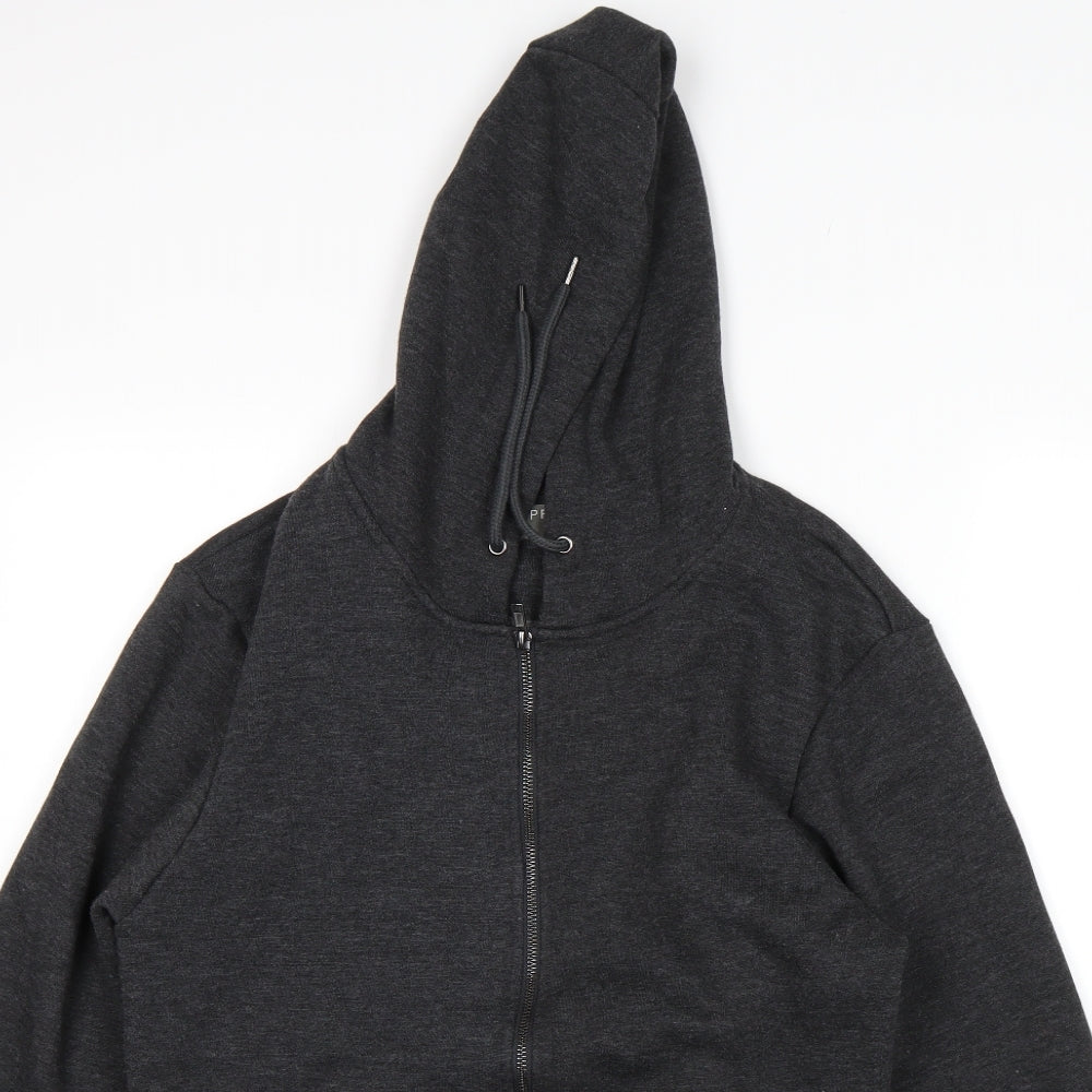 Primark Mens Grey   Full Zip Hoodie Size M