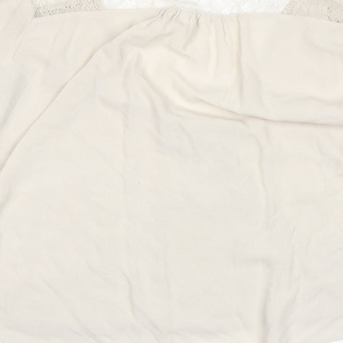 FOREVER 21 Womens Beige   Basic Blouse Size S