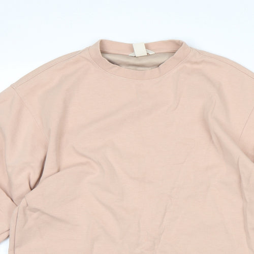 H&M Womens Pink   Pullover Jumper Size 8