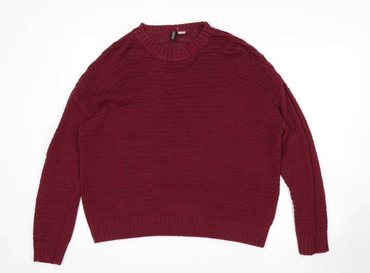 H&M Womens Purple   Pullover Jumper Size M