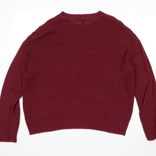 H&M Womens Purple   Pullover Jumper Size M