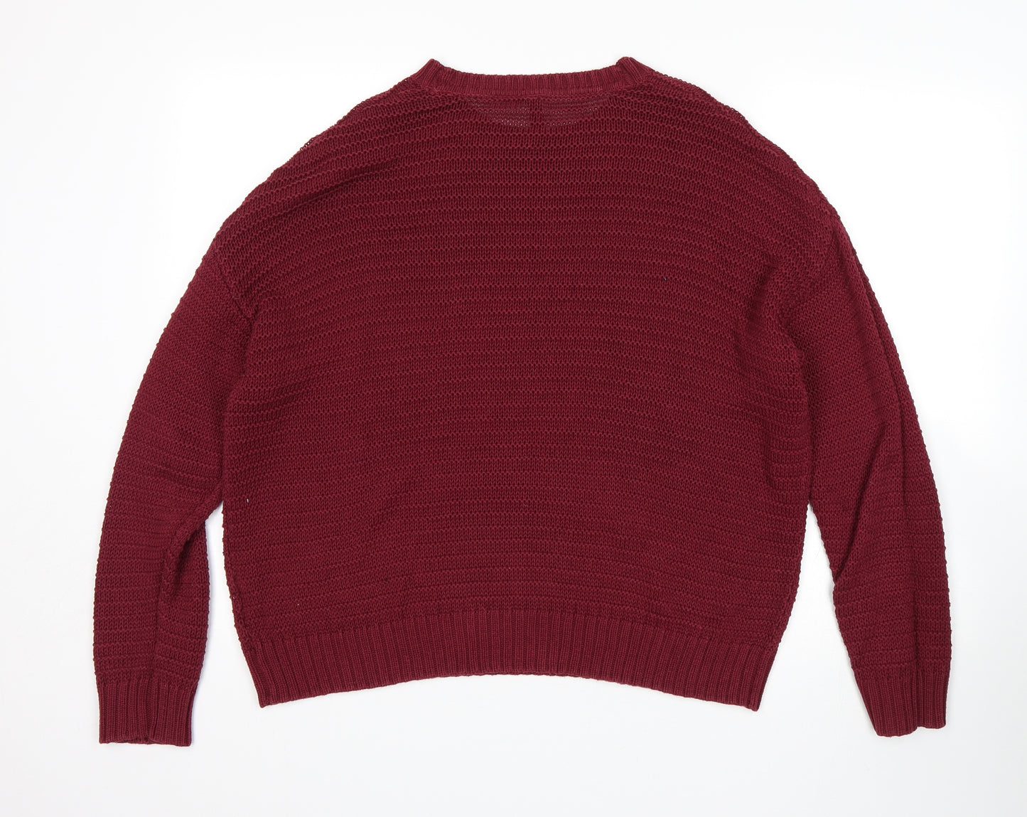 H&M Womens Purple   Pullover Jumper Size M