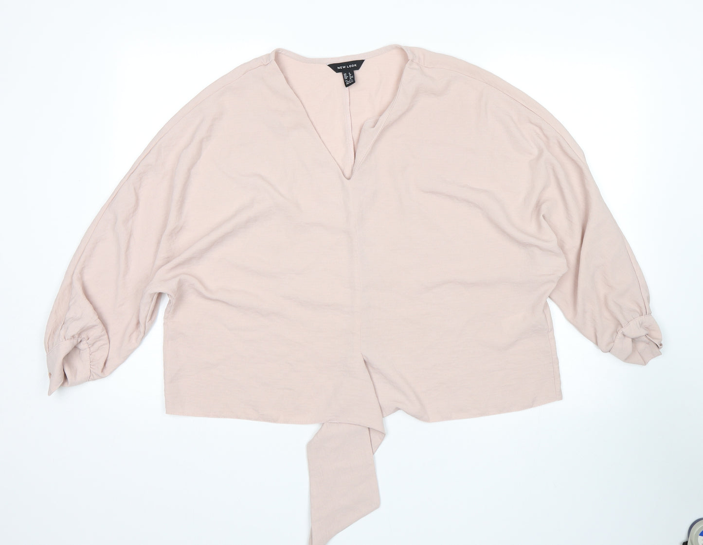 New Look Womens Pink   Basic Blouse Size 8