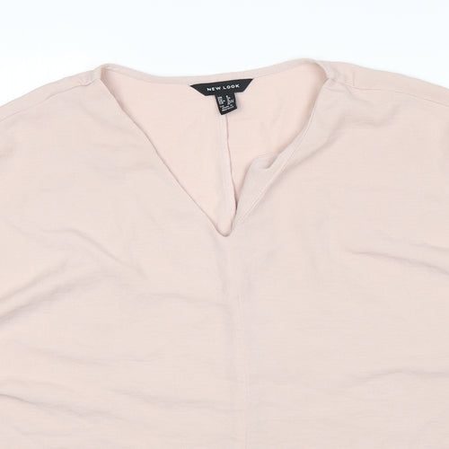 New Look Womens Pink   Basic Blouse Size 8