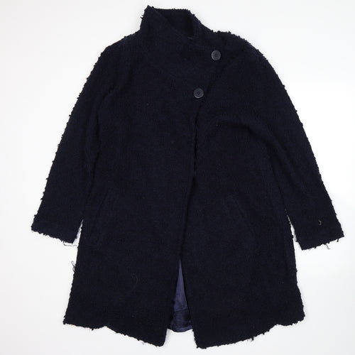 Phase Eight Womens Blue   Overcoat Coat Size 14