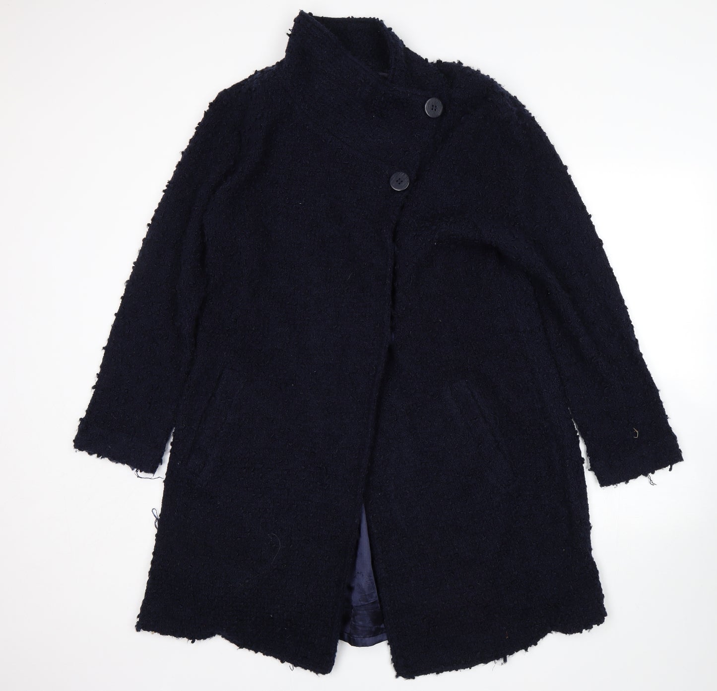 Phase Eight Womens Blue   Overcoat Coat Size 14