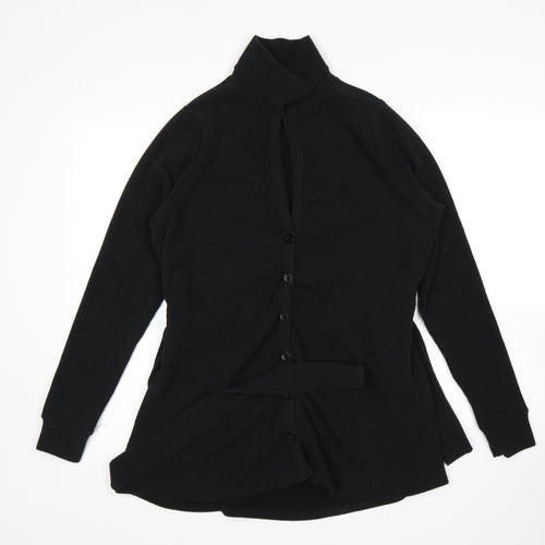 In the Style Womens Black   Cardigan Jumper Size 12