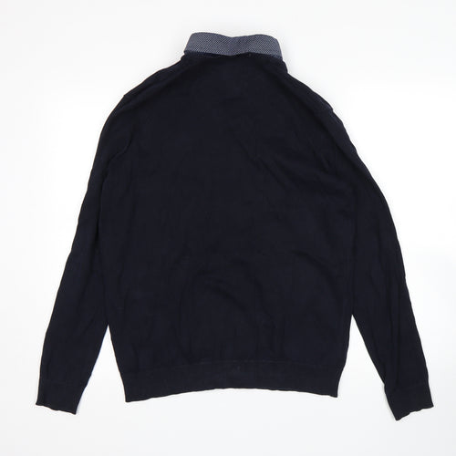 F&F Mens Blue   Pullover Sweatshirt Size L