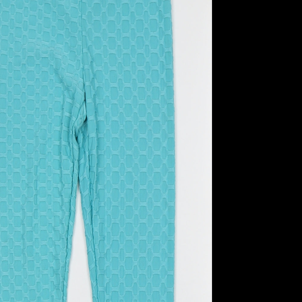 Shein  Womens Blue   Compression Leggings Size S L27 in