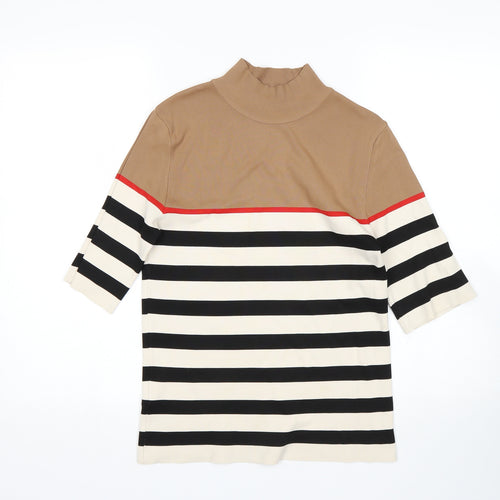 NEXT Womens Multicoloured Striped  Pullover Jumper Size 10