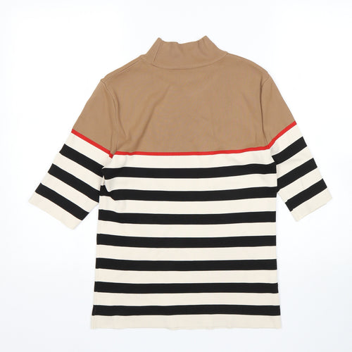 NEXT Womens Multicoloured Striped  Pullover Jumper Size 10