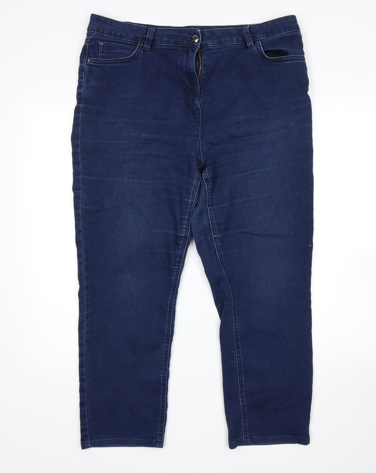 Soon Womens Blue   Cropped Jeans Size 16 L26 in