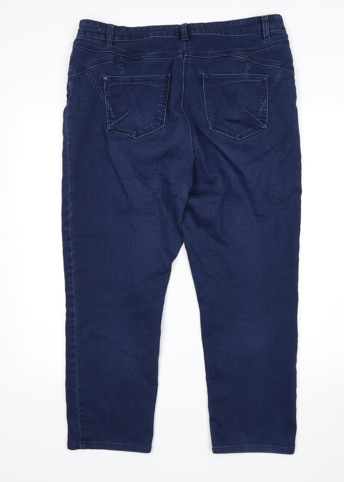 Soon Womens Blue   Cropped Jeans Size 16 L26 in
