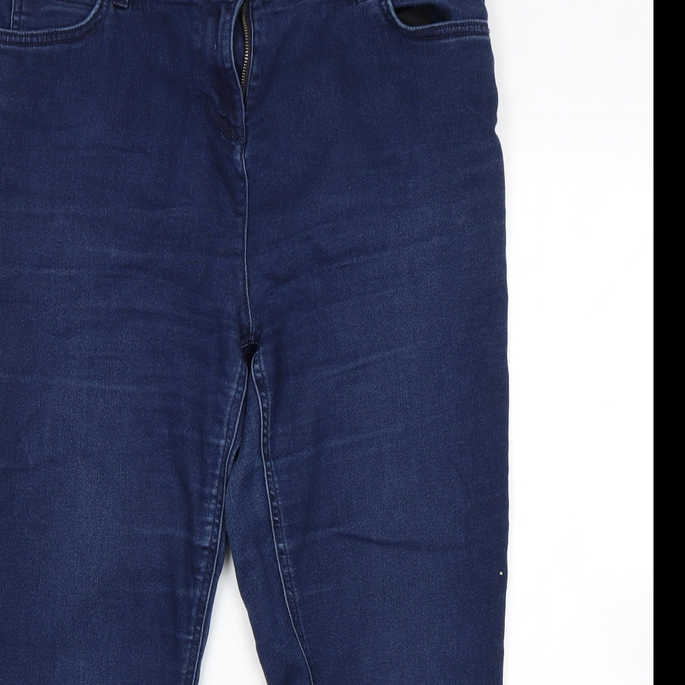 Soon Womens Blue   Cropped Jeans Size 16 L26 in