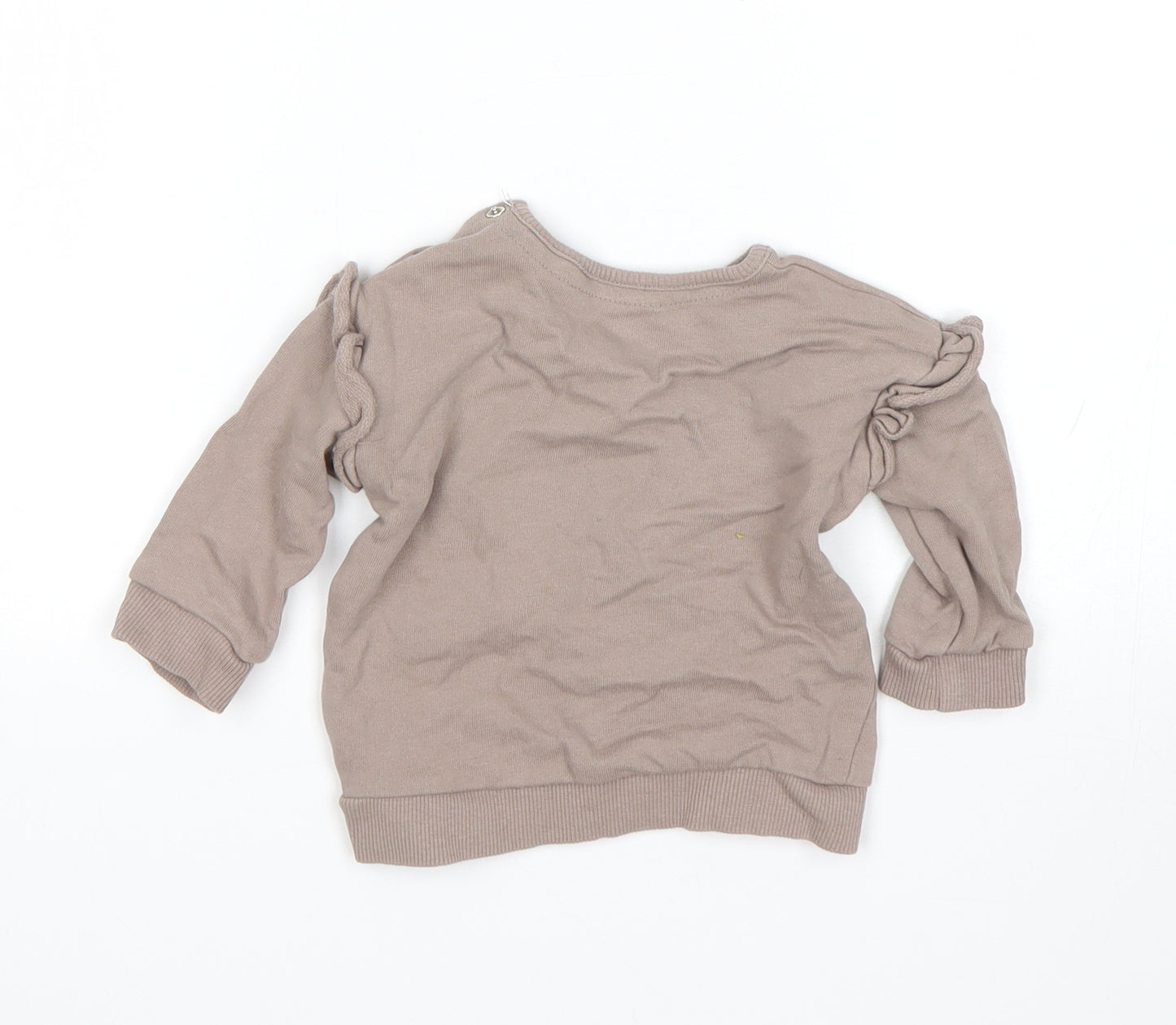 George Girls Brown   Pullover Jumper Size 6-9 Months