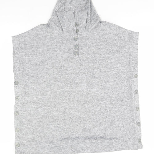 Preworn Womens Grey   Cape Jumper Size 16