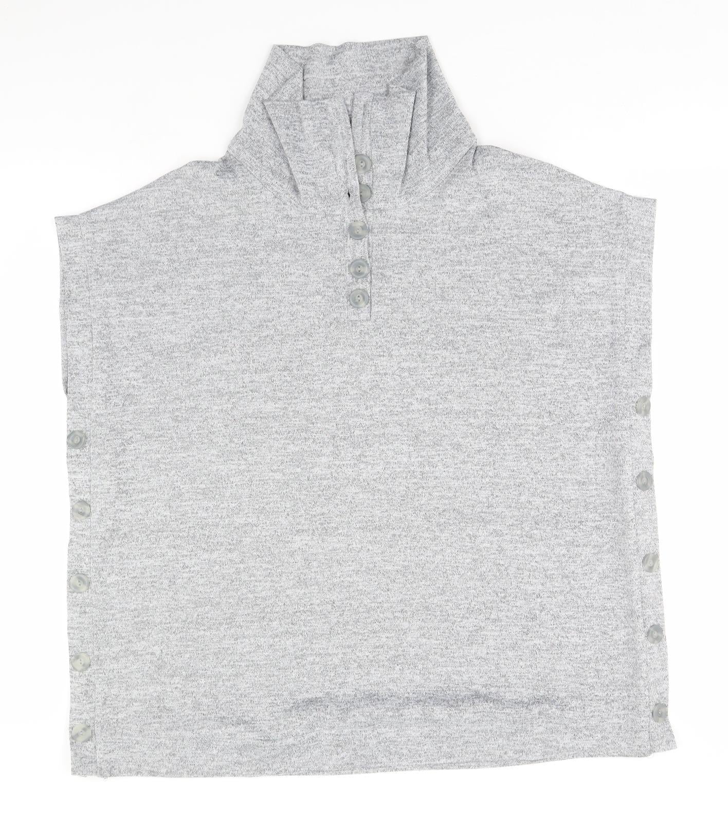 Preworn Womens Grey   Cape Jumper Size 16