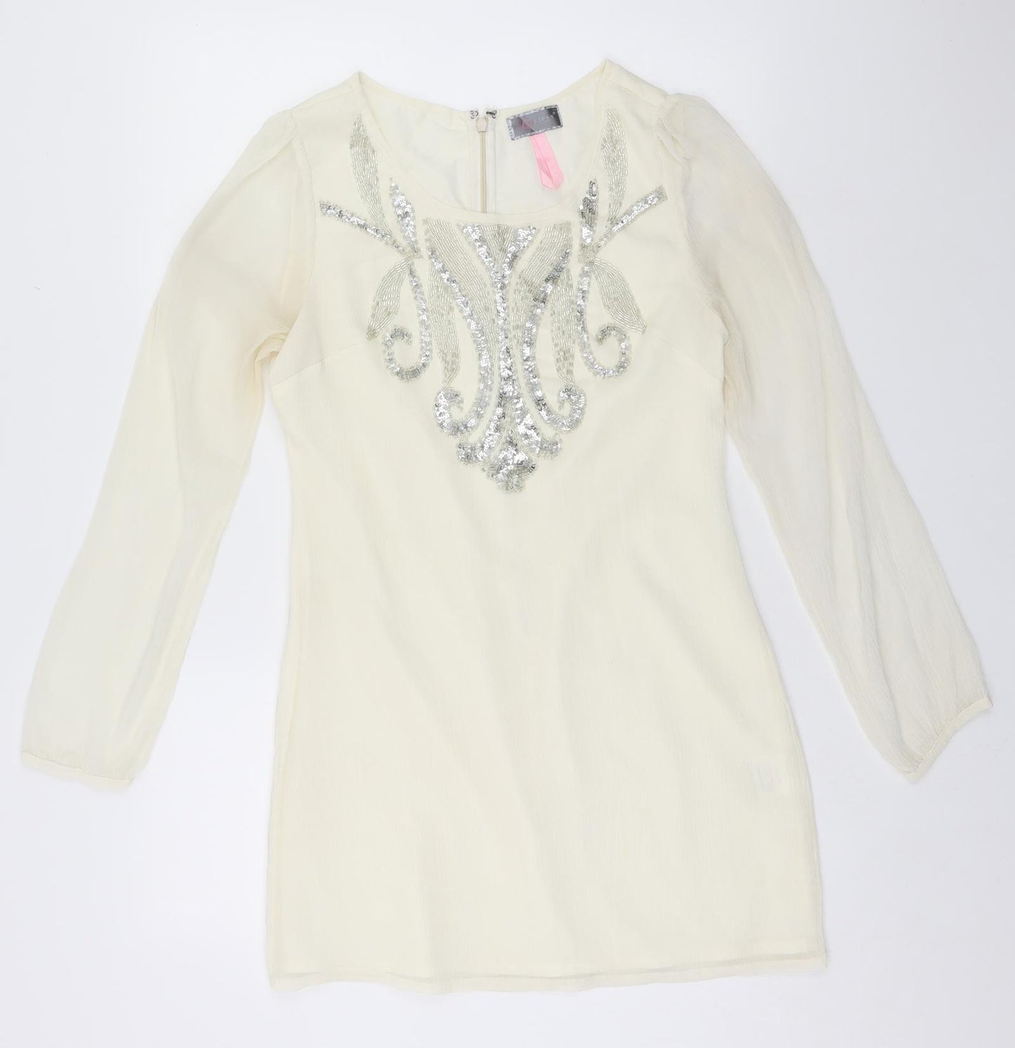 Lipsy Womens Ivory   A-Line  Size 12