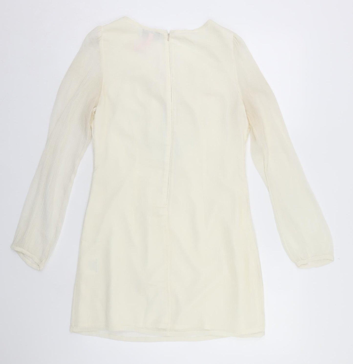 Lipsy Womens Ivory   A-Line  Size 12