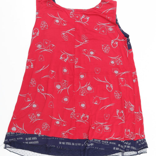 Preworn Womens Red   Basic Tank Size 2XL