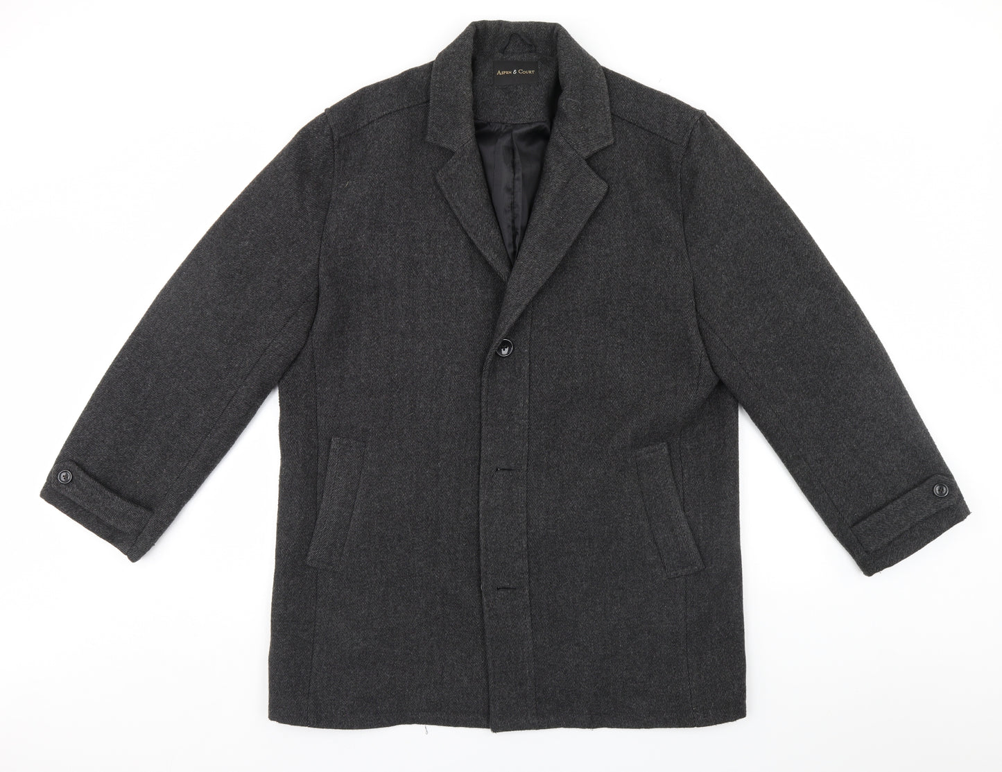 Aspen & Court Womens Brown   Overcoat Jacket