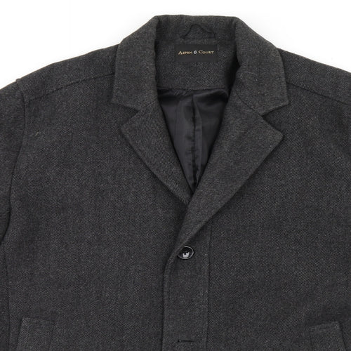 Aspen & Court Womens Brown   Overcoat Jacket