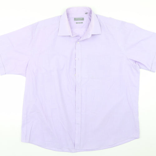 BHS Mens Blue    Button-Up Size 18
