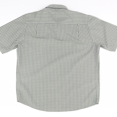 Pringle Womens Orange Plaid  Basic Button-Up Size L