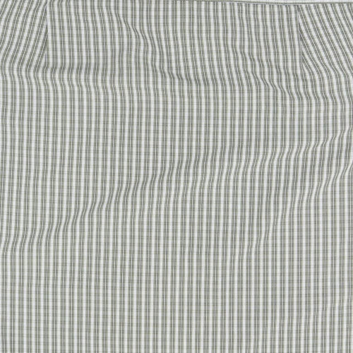 Pringle Womens Orange Plaid  Basic Button-Up Size L