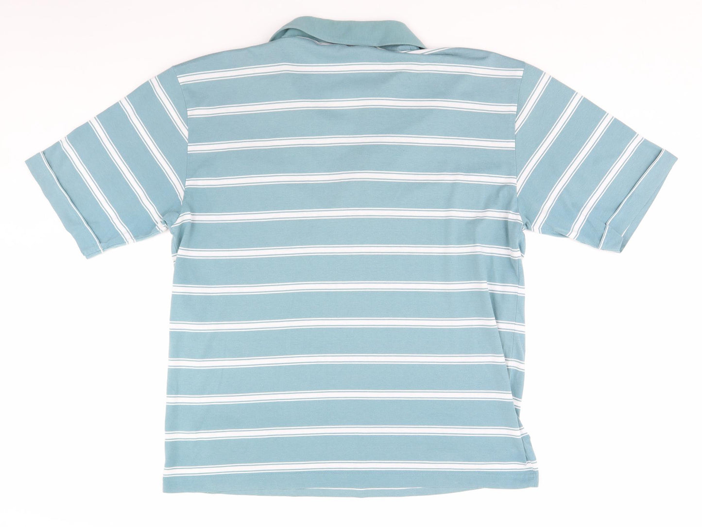 Berkertex Mens Grey Striped   Polo Size XL