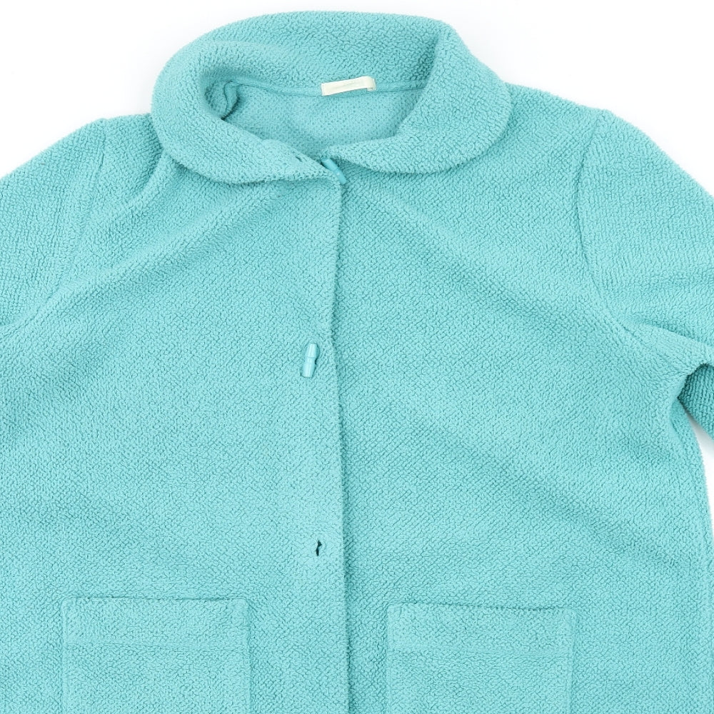 Marks and Spencer Womens Blue   Overcoat Coat Size 16