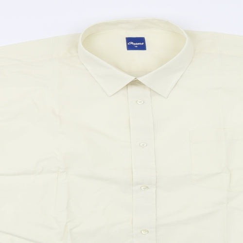 Chums Mens Ivory    Button-Up Size 18