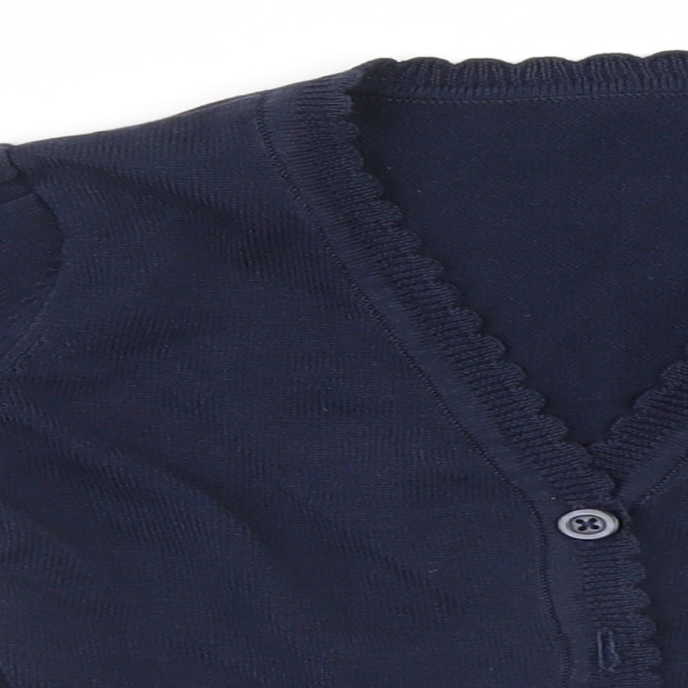 George Girls Blue   Cardigan Jumper Size 3-4 Years